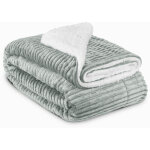 Beautissu - couvre lit elisa couverture polaire avec impressions scintillantes gris clair, 220cm, 240 ... Beautissu - couvre lit elisa couverture polaire avec impressions scintillantes gris clair, 220cm, 240 ...