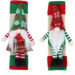 Couvre - poign�es de porte de r�frig�rateur ? gnome de no�l ? pour armoires, r�frig�rateurs, cuisines ...