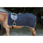 Couvre - reins polaire noir / gris - taille : 140 cm