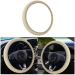Couvre de volant voiture antid�rapant respirant souple, couvre volant en microfibre cuir souple, couvre ...