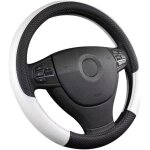Couvre volant voiture en cuir pu protege volant 37 - 38cm housse de volant antidrapant cache volant ...