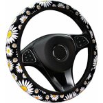 Couvre volant voiture mignon daisy fleur voiture dcoration intrieure tricot couverture de volant universel ...