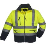 Coverguard - veste polaire haute visibilit� manches amovibles station polar fleece jaune / marine xl
