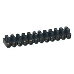 Avb - cpa - 5a - 1 - 10 x dominos polyamide 12ples 6mm2 5 - 32a 400v - 114x19x16mm
