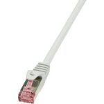 Cable reseau gris 15. 00m sftp blinde rj45 cat6