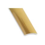 Barre de seuil adh�sive en acier laiton 3x83cm.