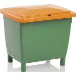 Craemer - bac � sel l790xl605xh775 mm 210 l pehd vert / orange sans glissi�re de pr�l�vement
