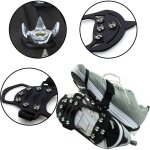 Crampons, crampons pour chaussures antid�rapant avec 11 crampons, crampons neige antid�rapants, crampons ...