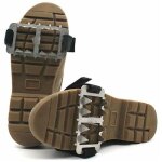Crampons d'ext�rieur couvre - chaussures antid�rapants bottes de neige griffe de neige alpinisme 10 dents ...