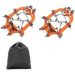 Crampons, crampons � glace traction grips � neige pour bottes chaussures femme homme, am�lior� antid�rapant ...