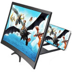 Cran d'amplificateur de tlphone portable 3d hd 12 '' incurv, projecteur de loupe de tlphone portable ...