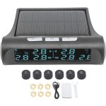 Cran lcd tpms � �nergie solaire sans fil syst�me de surveillance de la pression des pneus � 6 capteurs ...