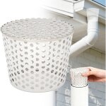 Crapaudine de goutti�re, filtre eau de pluie, gouttiere pvc, grille goutti�re anti feuilles, filtre gouttiere, ...