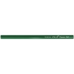 Crayon de charpentier classic 541 � profil ovale et mine graphite 2h de haute qualit� de couleur verte ...