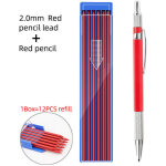 Crayon de soudage avec 12 recharges de rechange � bande rouge, marquages ??m�talliques pour crayons de ...