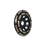 Disque diamant à meuler et poncer, meule abrasive diamantée 125mm x 22, 23mm à double rangée, pour poncer ... Disque diamant à meuler et poncer, meule abrasive diamantée 125mm x 22, 23mm à double rangée, pour poncer ...
