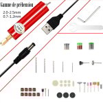 Crea - perceuse sans fil, perceuse électrique à main rechargeable - perceuses pour modèles miniatures, ... Crea - perceuse sans fil, perceuse électrique à main rechargeable - perceuses pour modèles miniatures, ...