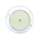 Projecteur 18w pour piscine hors sol en structure bois ip68 - blanc froid - diamtre 180 mm crealys