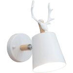 Cr�atif applique murale moderne lampe murale simple lampe de mur fer e27 base t�te de cerf nordique style ...