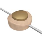 Creative cables - p�dale de commande unipolaire creative switch couleur h�tre