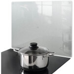 Cr�dence cuisine verre tremp� d�poli surface mate r�sistante chaleur graisse facile nettoyage installation ...