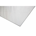 Mccover - cr�dence r�versible en blanc satin� / blanc brillant (disponible en 2 m x 1 m et 1 m x 0. 5 ...