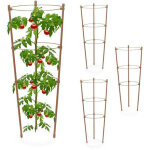 Creeper 45 cm lot de 4 marron