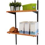 Cr�maill�re double perforation quistinic - pas de 32 - longueur 960 mm - finition noir mat gra�n� - vp ...