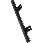 Cr�maill�re pour portail coulissant - 33 cm - corps en nylon avec insert en acier - visserie fournie