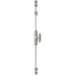 Cr�mone 1 bouton zamak ? m�canisme de p�ne verrouillage 7 mm ? pour espaces confin�s ? r�sistante aux ...
