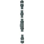 Cr�mone en applique en fonte pour menuiserie bois type ry 59 bouton fonte �poxy noir finition �poxy noir ...