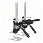 Cric � bras 2pcs - l�ve meubles portes plaques - avec capacit� 150 kg - outil de levage manuel en m�tal ...