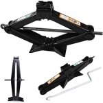 Cric � ciseaux de levage automobile antirouille de 2 tonnes avec manivelle, hauteur de levage 85 - 385 ...