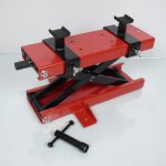 Cric l�ve pour moto d'atelier � manivelle charge max 500kg pour