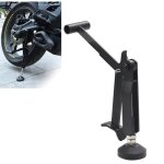 Cric moto compact - support de moto pour l'entretien en bord de route - mini cric moto - entretien moto ...