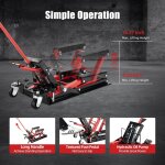 Cric moto professionnel 680 kg cric hydraulique mini leve moto hydraulique - pour diff�rents types de ...