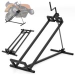 Cric de tondeuse autoport� en acier l�ve tracteur tondeuse pliable avec hauteur r�glable dispositif de ...