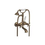 Cristina ondyna - bain / douche chambord + accessoires or rose brosse pvd robinetterie chambord ch10234p ...