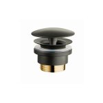 Cristina ondyna - bonde lavabo ecoulement libre laiton noir 5 - 55mm robinetterie vidages ud52513