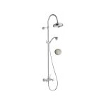 Colonne de douche chambord retro complete metal brosse cristina ondyna ch17377 Colonne de douche chambord retro complete metal brosse cristina ondyna ch17377