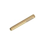 Cristina ondyna - douchette monojet ronde anticalcaire metal or brosse robinetterie hydrotherapie pd11596p ...