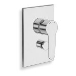 Cristina ondyna - fa�ade de douche new day encastr�e 2 sorties chrome nd64951