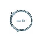 Cristina ondyna - flexible de douche double agrafage laiton, 2 m�tres d�montable.
