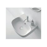 Cristina ondyna - lavabo suspendu nolita avec plage 50x45 blanc noli5024
