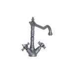 Cristina ondyna - m�langeur evier chambord retro bec potence mobile metal bross� ch13077