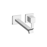 Cristina ondyna - mitigeur lavabo mural chrom� quadri qm25951