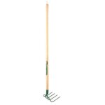 Croc � fumier � douille 4 dents 20cm manche 135cm - spear & jackson