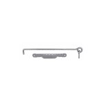 Crochet de diam�tre 8mm � visser 500mm + cr�maill�re ctph - torbel - 9243502