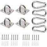 Crochet acier inoxydable?crochet de plafond, crochet mural, luminaire de plafond, plaque de pont en acier ...