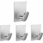 Crochet adhesif mural auto adh�sifs accroche torchon cuisine acier inoxydable sans per�age patere salle ...